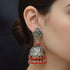 925 Silver Coral Jhumka